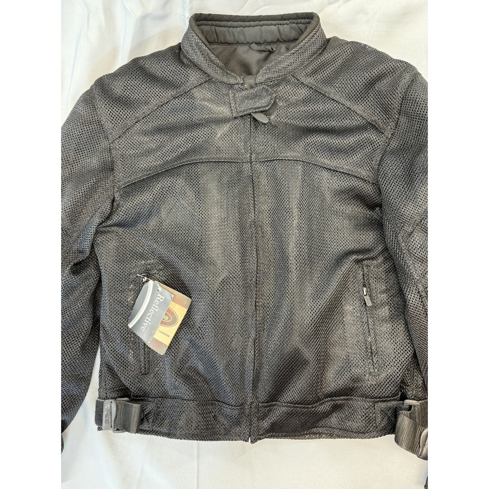 River Road Sedona Mesh Jacket Womens XL Motorcycle Reflective Armor Pockets